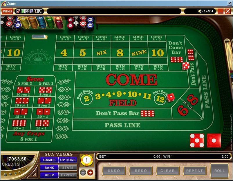 free craps betting strategy
